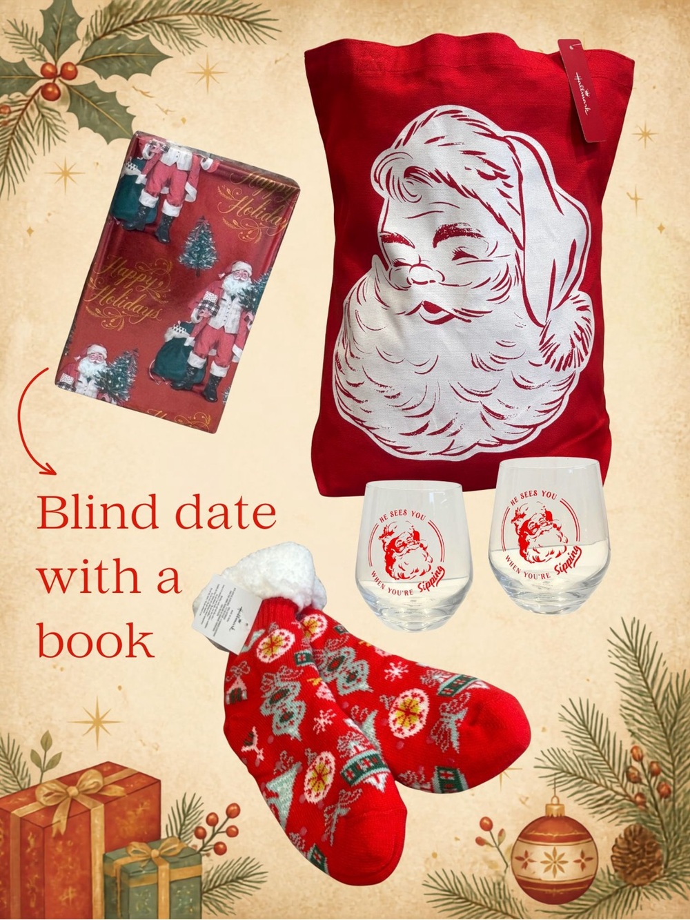 Hallmark “Cozy Christmas“ & Blind Date With A Book Bundle # 1